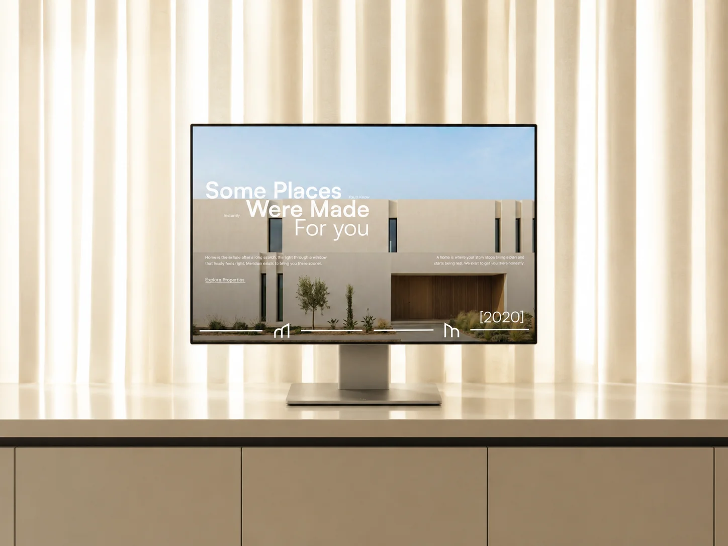 Meridian real estate landing page