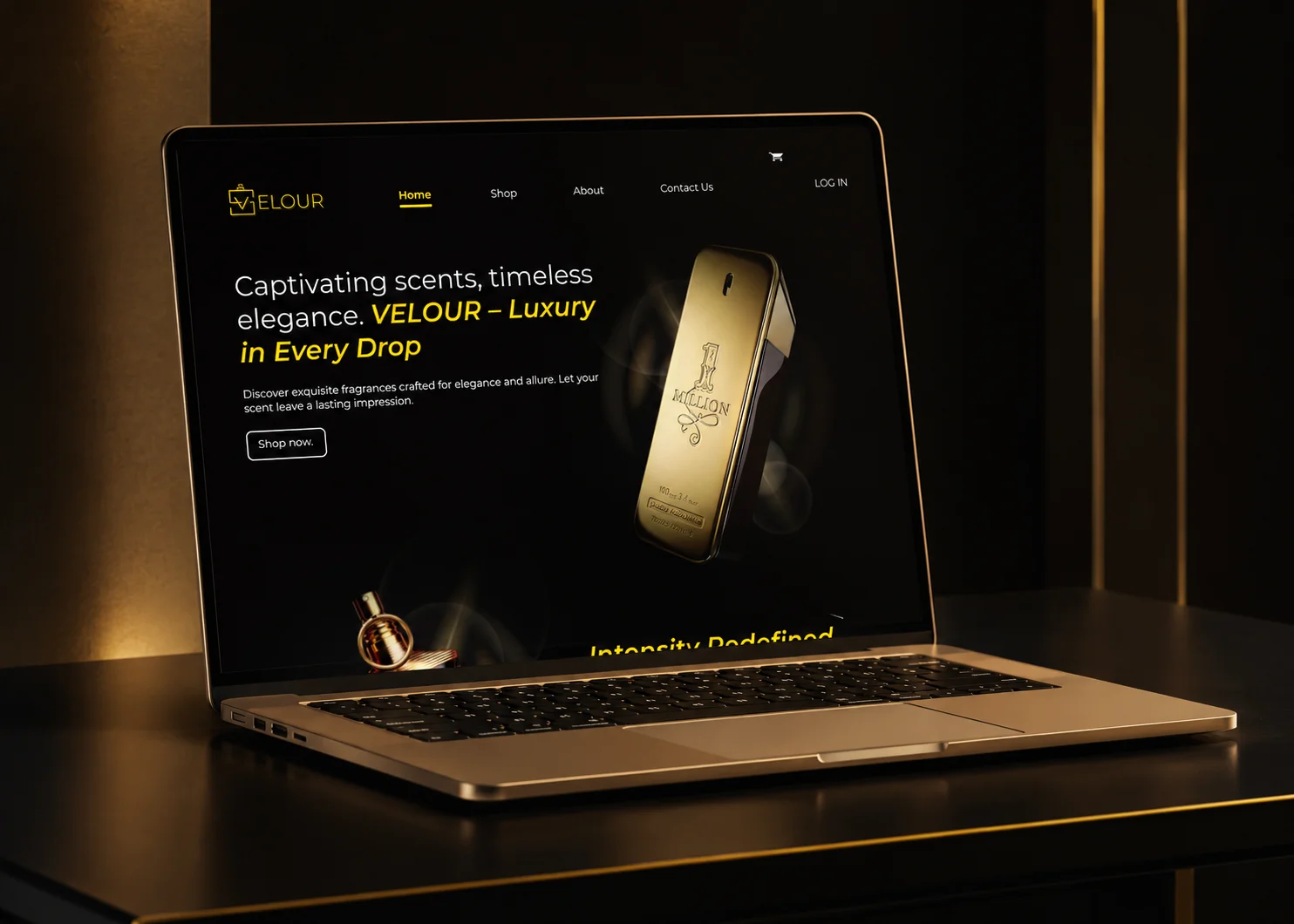 Velour perfume website by Johnzelle Manaloto